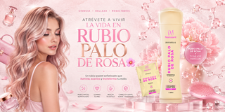 Atrévete a vivir la vida en Rubio Palo de Rosa 🌸