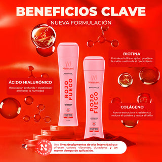 Matizador Rojo Fuego 300 ml