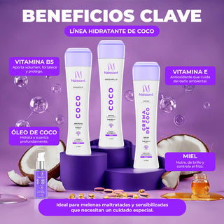 Champú Hidratante de Coco 300 ml