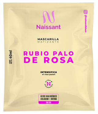Matizador Rubio Palo de Rosa Sachet 12 x 40 ml