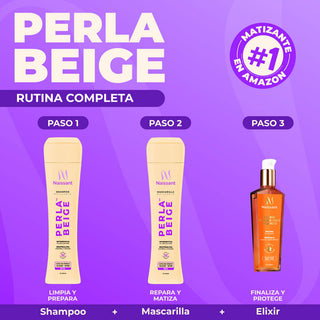 Pack NAISSANT Perla Beige x3