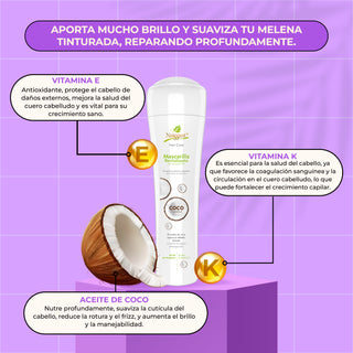 Mascarilla Hidratante de Coco Naissant 300 ml (Imagen Antigua)