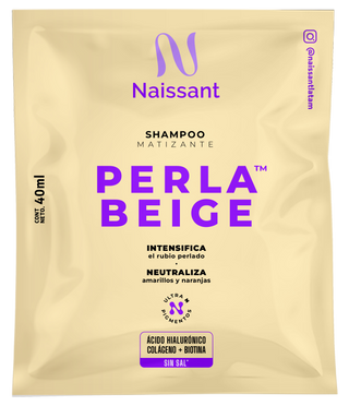 Champú Matizante Perla Beige Sachet 12 x 40 ml
