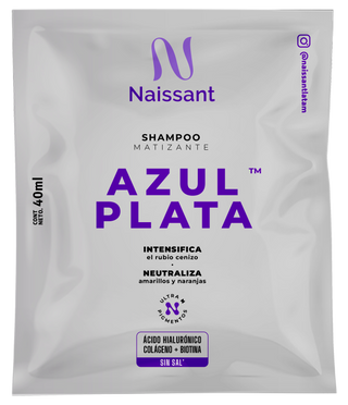 Champú Matizante Azul Plata Sachet 12 x 40 ml