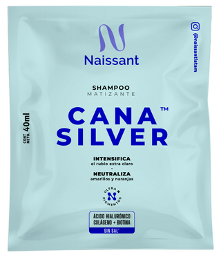 Champú Matizante Cana Silver Sachet 12 x 40 ml