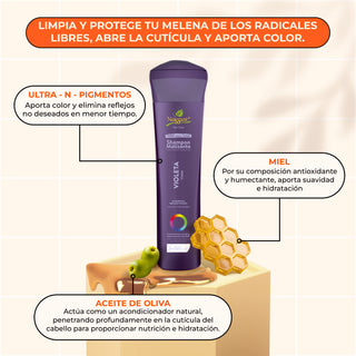 Champú Matizante Violeta 300 ml (Imagen Antigua)